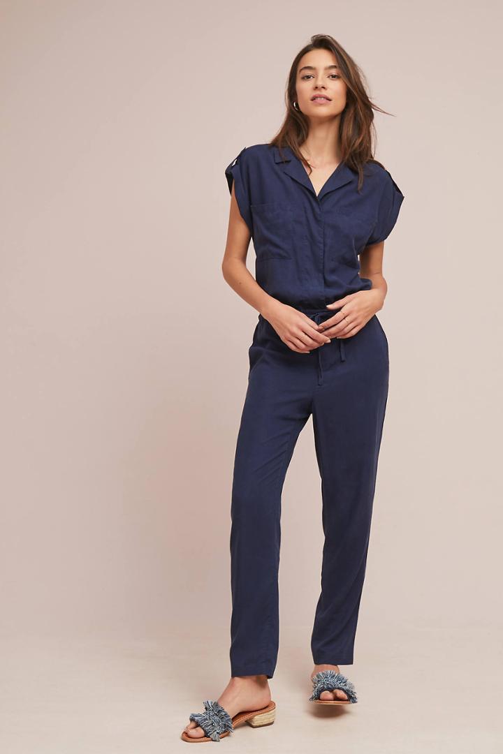 Sanctuary X Anthropologie Surplice Jumpsuit