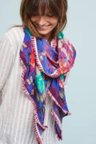 Coy Blush Blossom Silk Scarf
