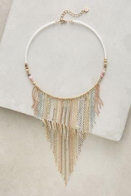 Anthropologie Ketti Fringe Necklace