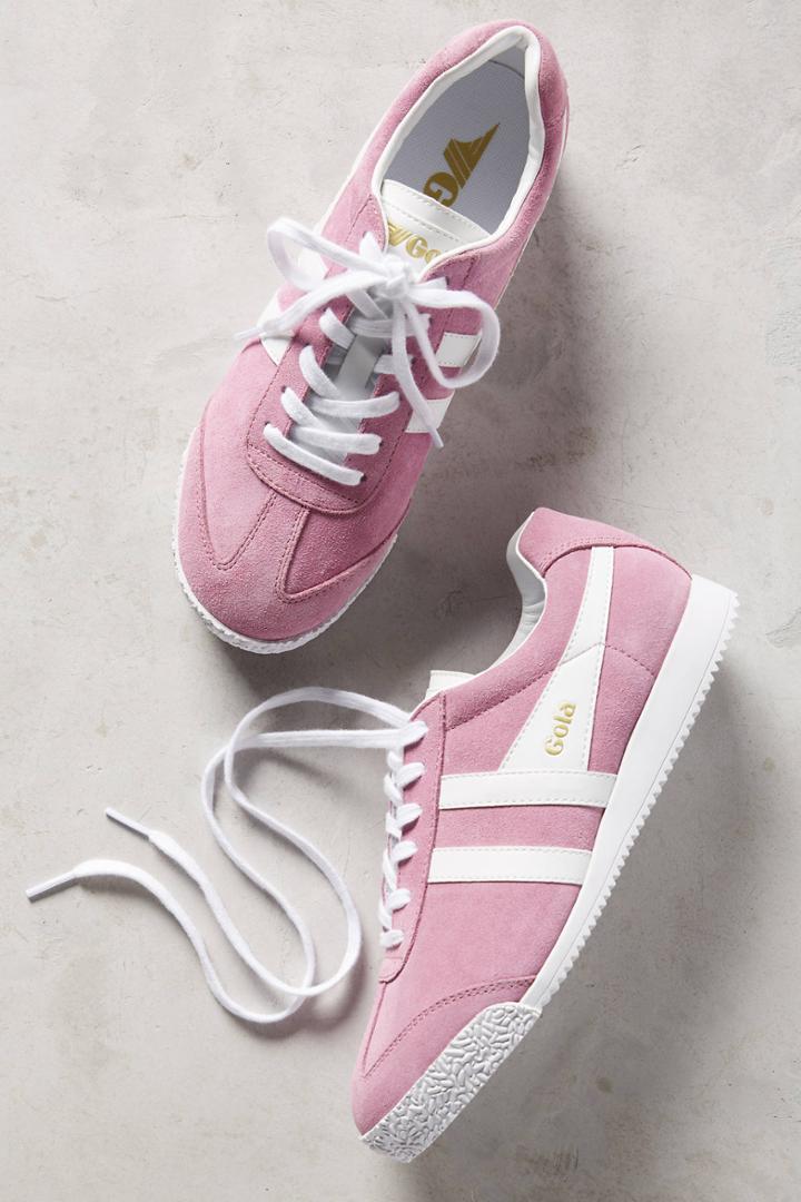 Gola Dusty Pink Suede Sneakers