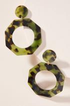 Anthropologie Apres Ski Octagon Hoop Earrings