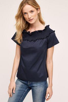Hd In Paris Zosia Off-the-shoulder Poplin Tunic