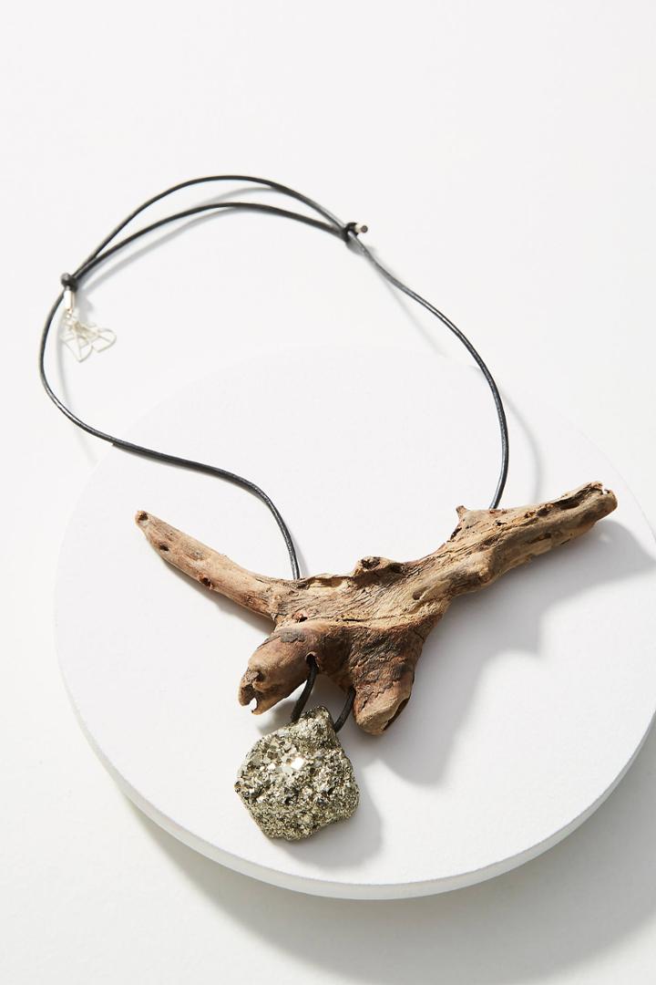 Regina Dabdab Drifted Pyrite Necklace