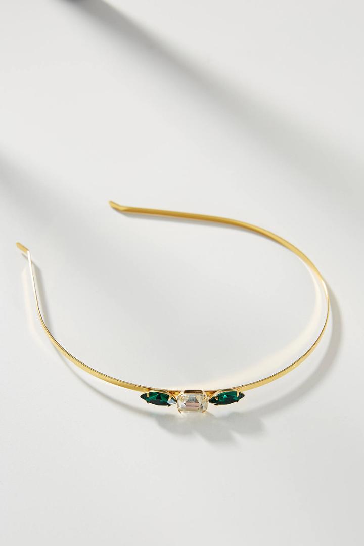 Anthropologie Gem Flower Headband