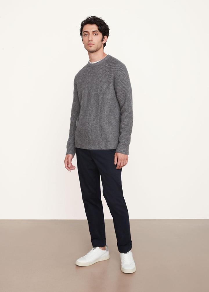 Vince Raglan Ribbed Crew