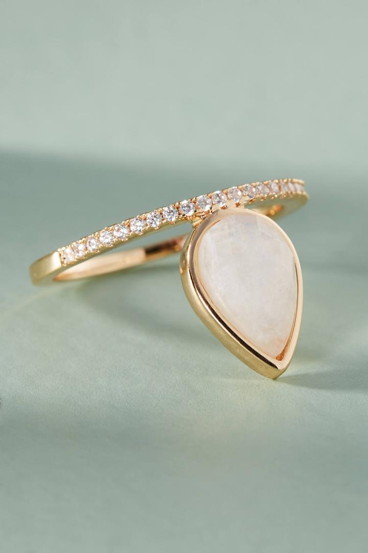 Melanie Auld Gemstone Teardrop Ring