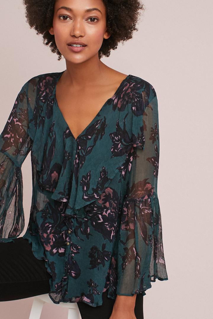 Featherbone Femme Ruffled Blouse
