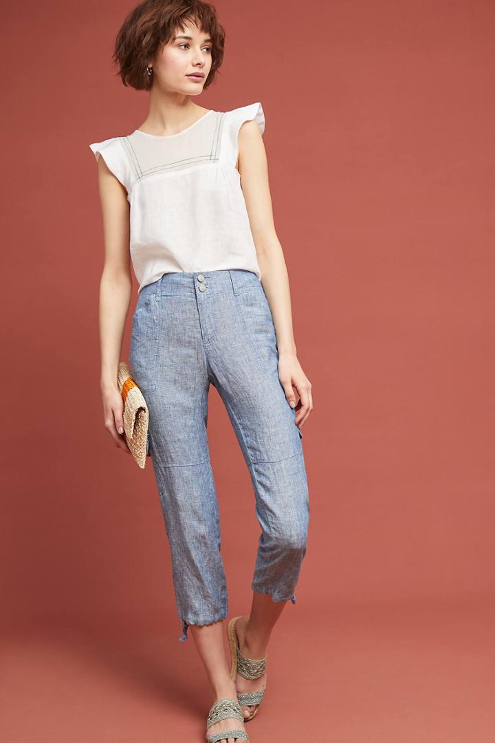 Sanctuary X Anthropologie Terrain Cropped Utility Pants