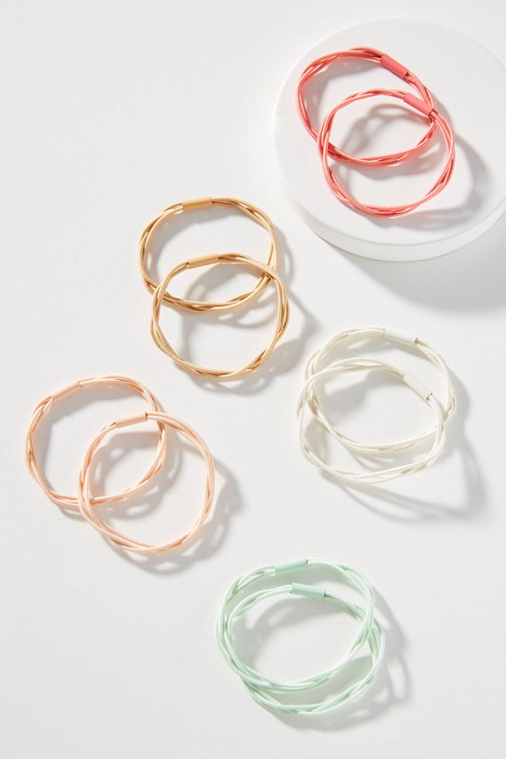 Anthropologie Lena Braided Ponytail Holder Set