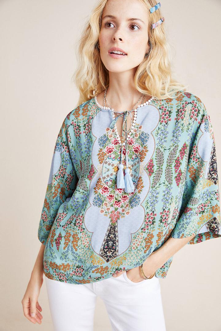 Farm Rio Primrose Peasant Blouse