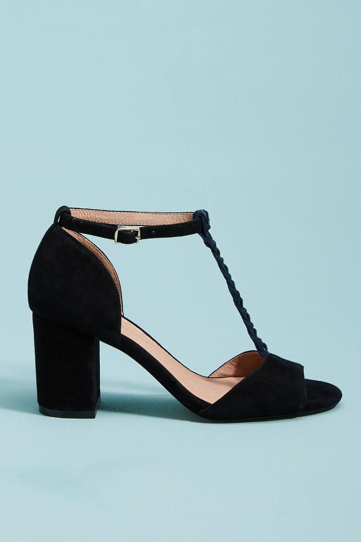Anthropologie Kelsey T-strap Heels