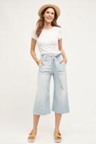 7 For All Mankind Belted Palazzos Light