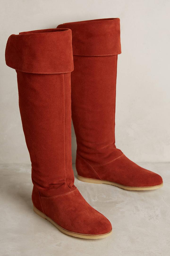 Anthropologie Kmb Robin Flat Boots