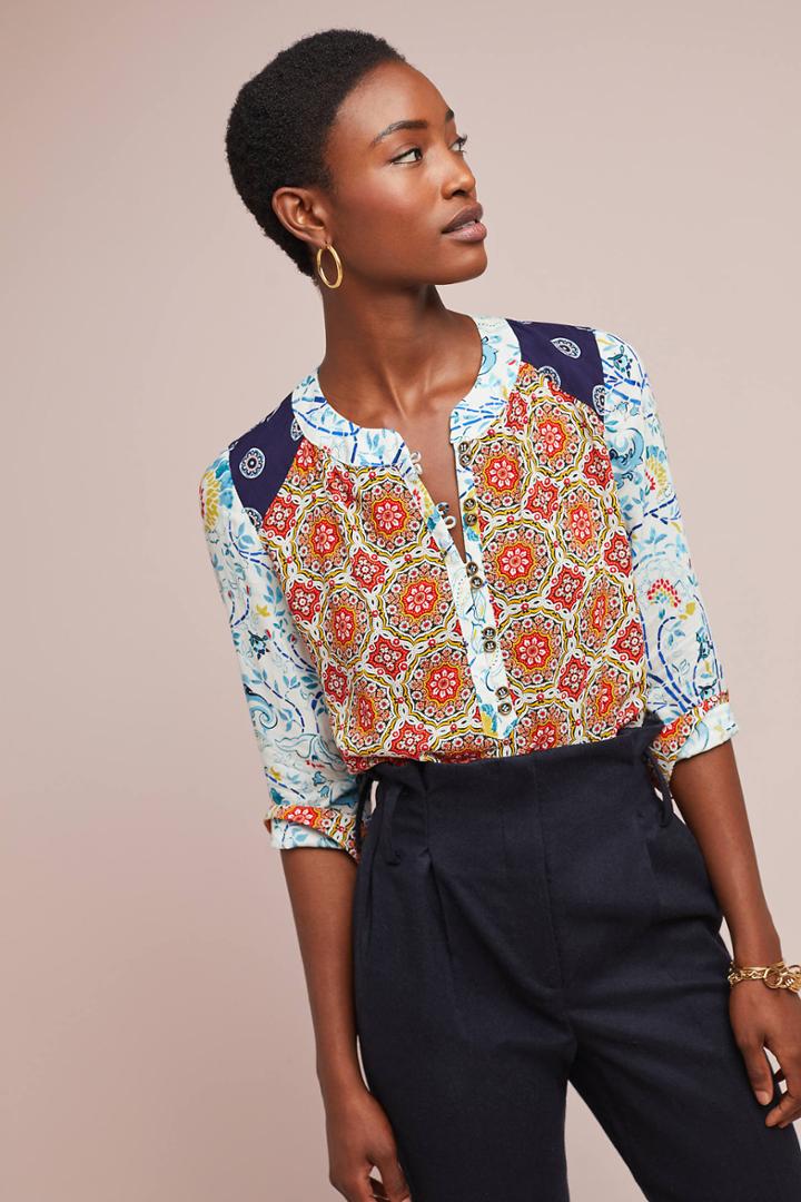 Maeve Mandala Henley Top