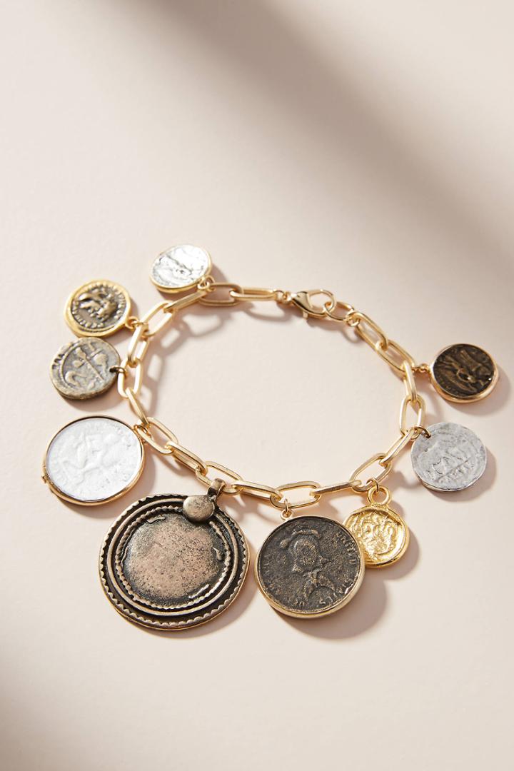 Anthropologie Around The World Charm Bracelet
