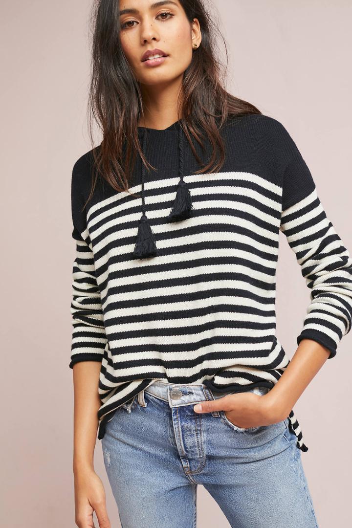 Velvet By Graham & Spencer Galveston Striped Pullover