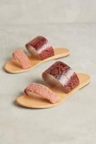 Urge Footwear Urge Miker Snake Print Slide Sandals