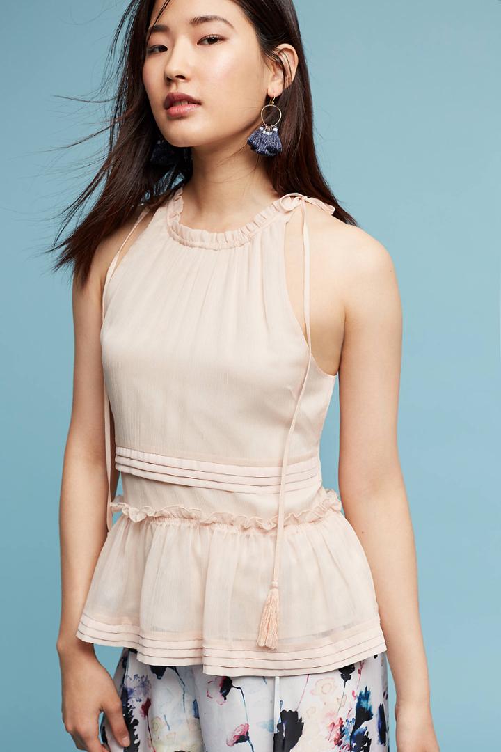 Endless Rose Leilana Ruffled Halter Top