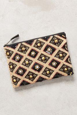 Anthropologie Decoratif Pouch