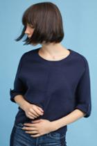 Anthropologie Cropped Cocoon Pullover