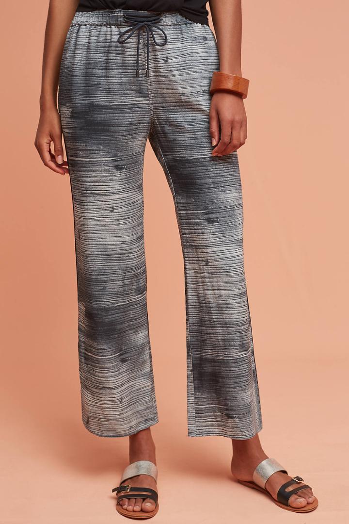 Go By Go Silk Currents Printed Wide-legs