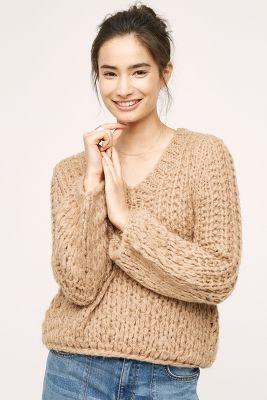 Moon River Bayside Cropped Sweater