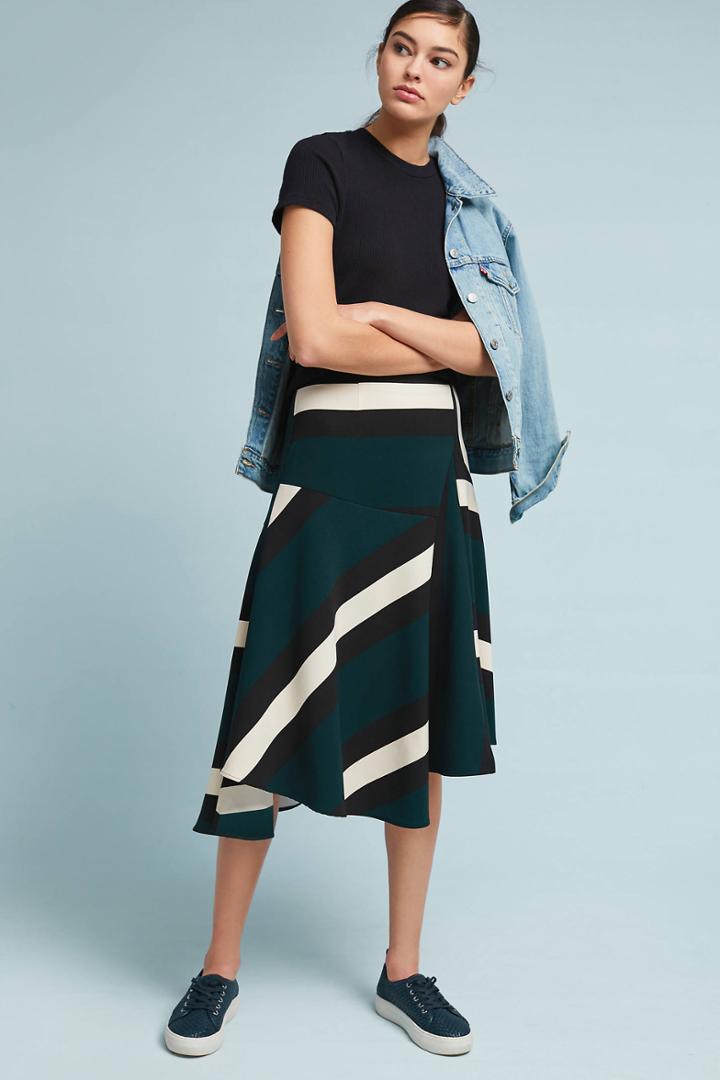 Eva Franco Sporty Flounced Skirt