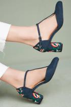 Chelsea Crew Embroidered Frenchie Heels