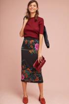 Tracy Reese Silk Floral Skirt
