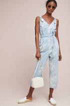 Pilcro And The Letterpress Pilcro Printed Denim Jumpsuit