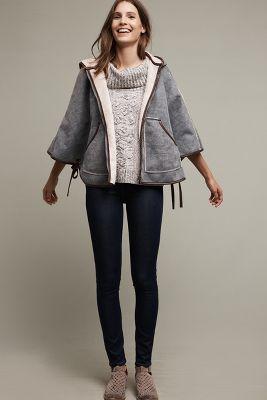 Hei Hei Reversible Hooded Sherpa Cape