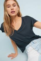 Michael Stars Flutter-sleeve Jersey Top
