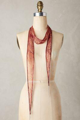 Anthropologie Floros Skinny Scarf
