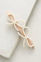 Alexandre De Paris Pearled Bow Barrette