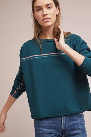 George Loves Twin-striped Sweatshirt