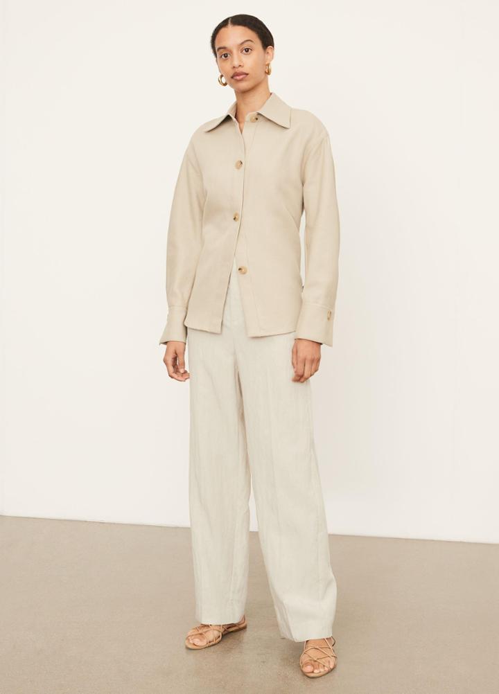 Vince Tie-back Shirt Jacket