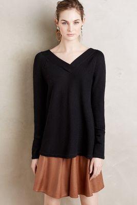 Knitted & Knotted Double-v Swing Tee