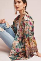 Anthropologie Rachelle Silk Kimono