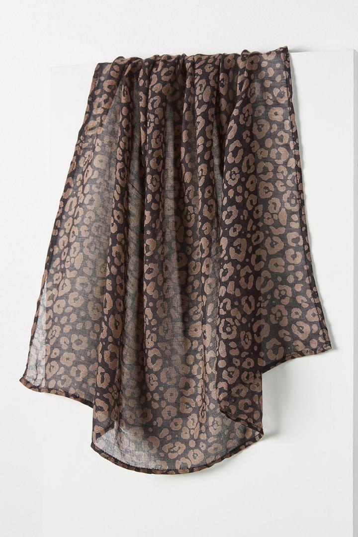 Chan Luu Leopard Kerchief Scarf