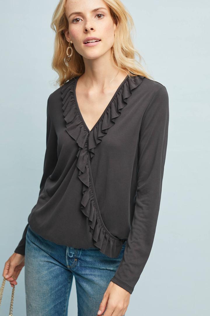 Sunday In Brooklyn Krasner Ruffled Top