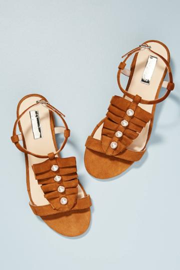 Elysess Pearled Heeled Sandals