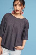 Akemi + Kin Lace & Linen Cape Top