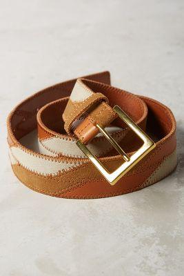 Anthropologie Rosa Patchwork Belt