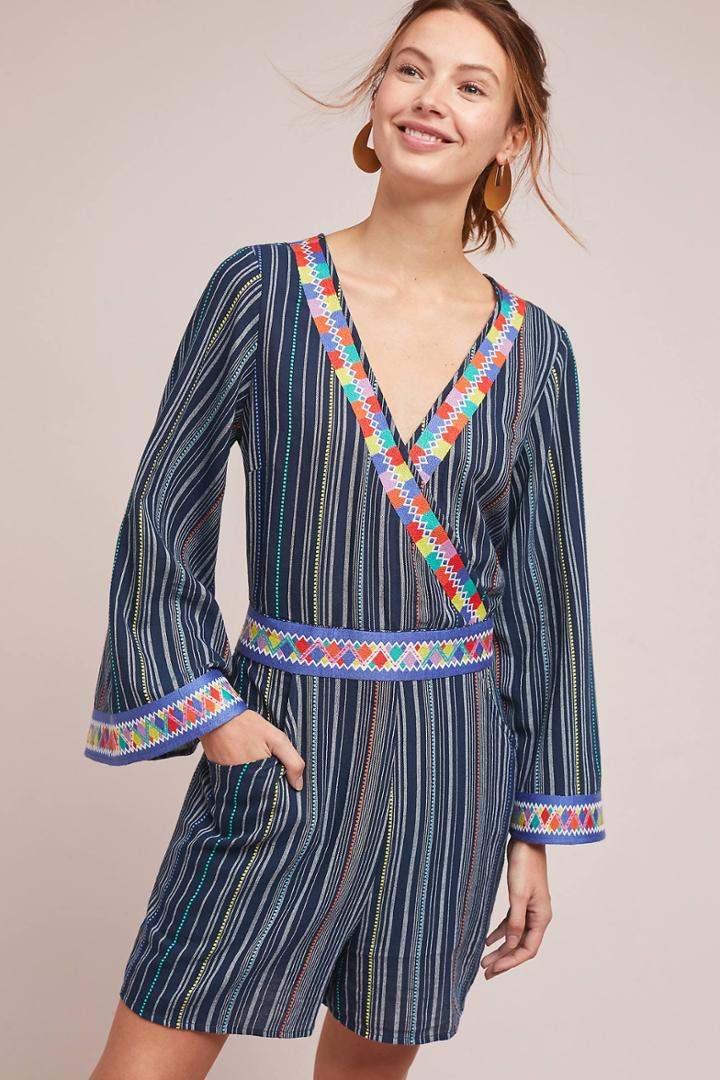 Laia Nantucket Striped Romper