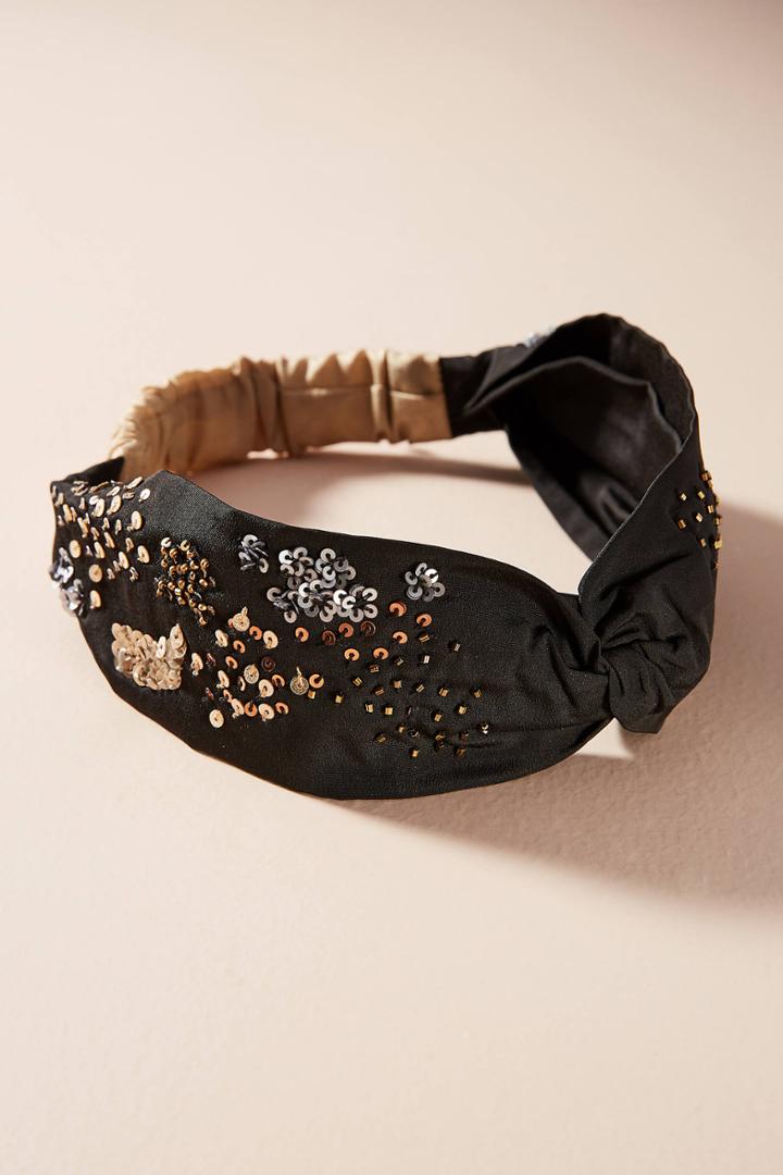 Anthropologie Sequined Galaxies Headband