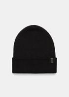 Vince Cashmere Fine Rib Cuff Hat