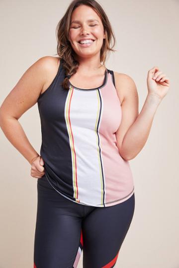 Day/won Striped Racerback