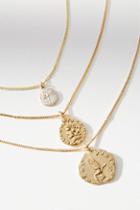 Anthropologie Relics Coin Necklace Set