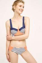 Swim By Anthropologie Seamed Long-line Bikini Bikini Top