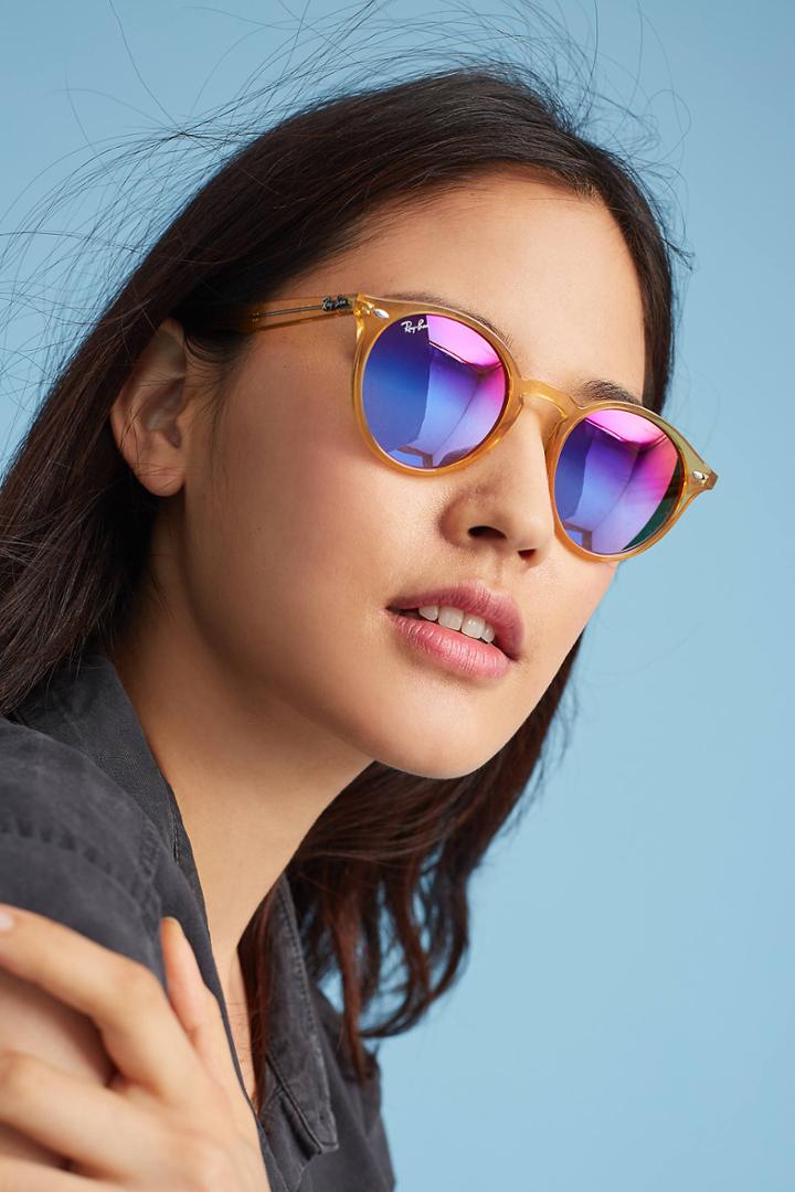 Anthropologie Ray-ban Hermosa Round Sunglasses